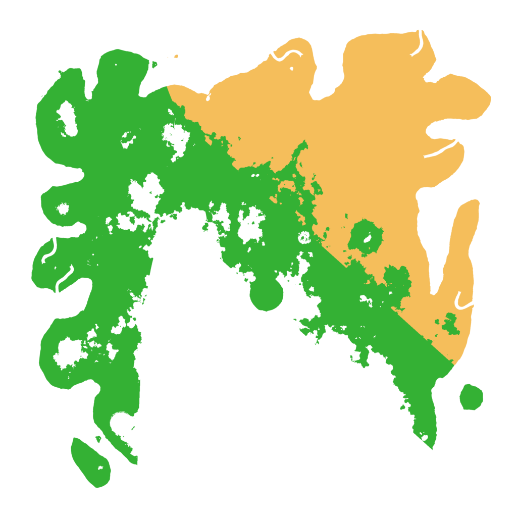 Biome Rust Map: Procedural Map, Size: 4100, Seed: 71420707