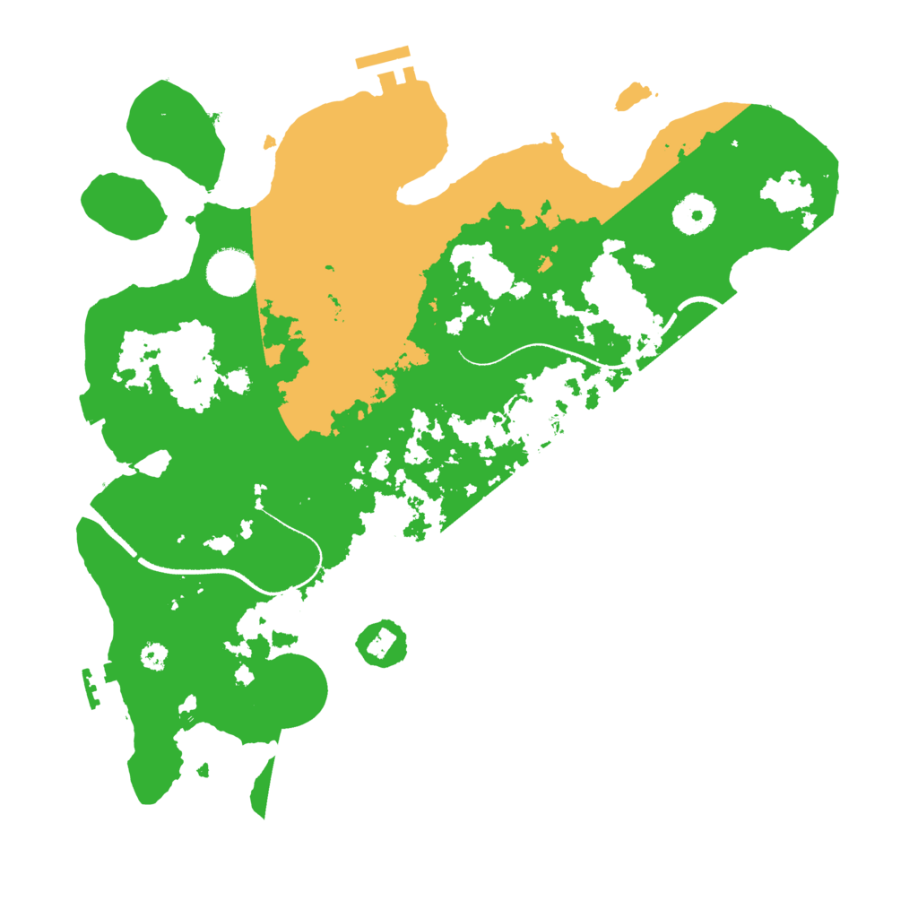 Biome Rust Map: Procedural Map, Size: 3400, Seed: 22191129
