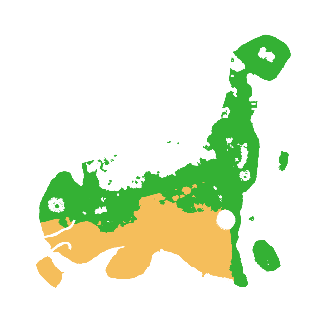 Biome Rust Map: Procedural Map, Size: 3000, Seed: 22062023