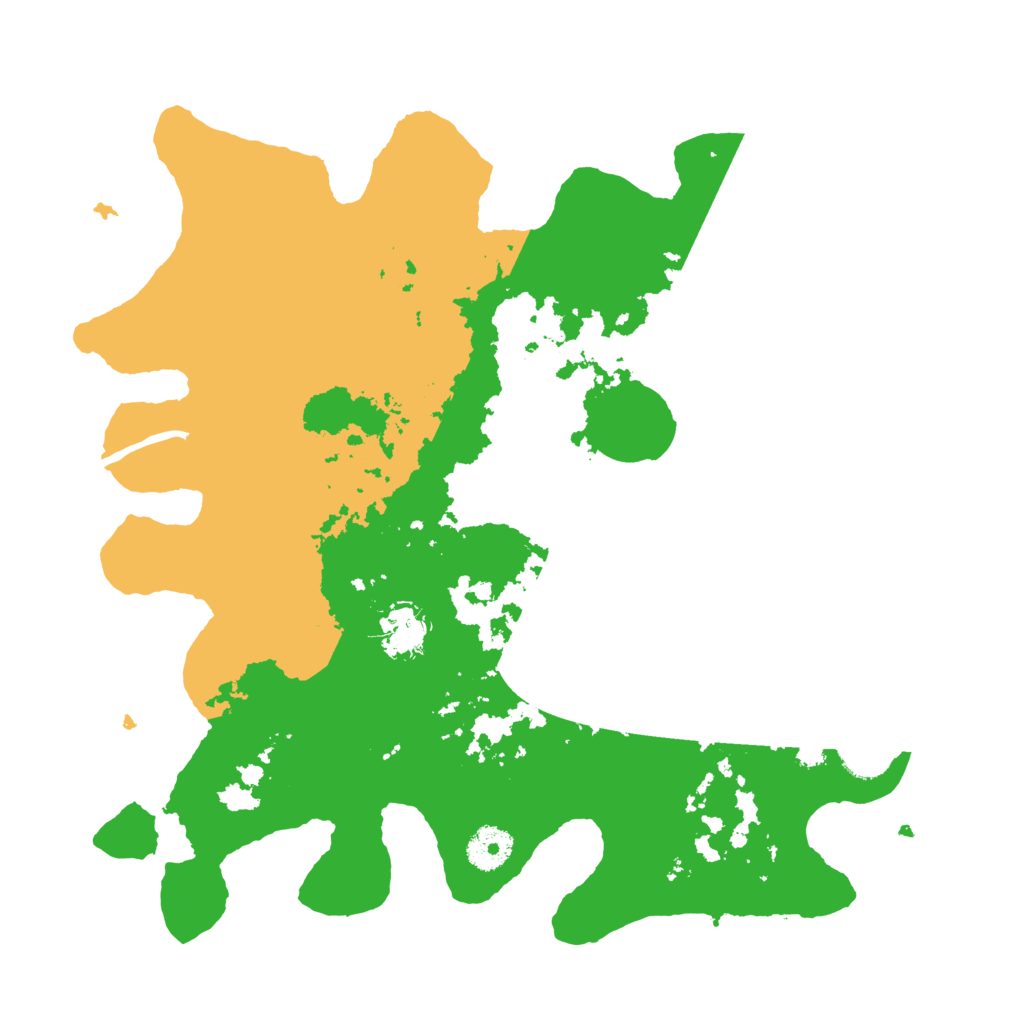 Biome Rust Map: Procedural Map, Size: 3500, Seed: 87459632