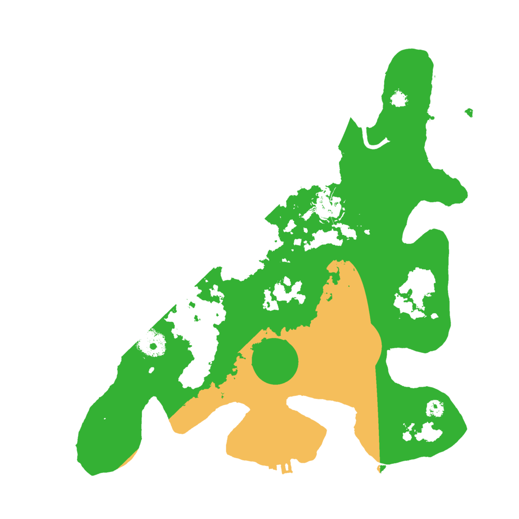 Biome Rust Map: Procedural Map, Size: 3000, Seed: 344599993