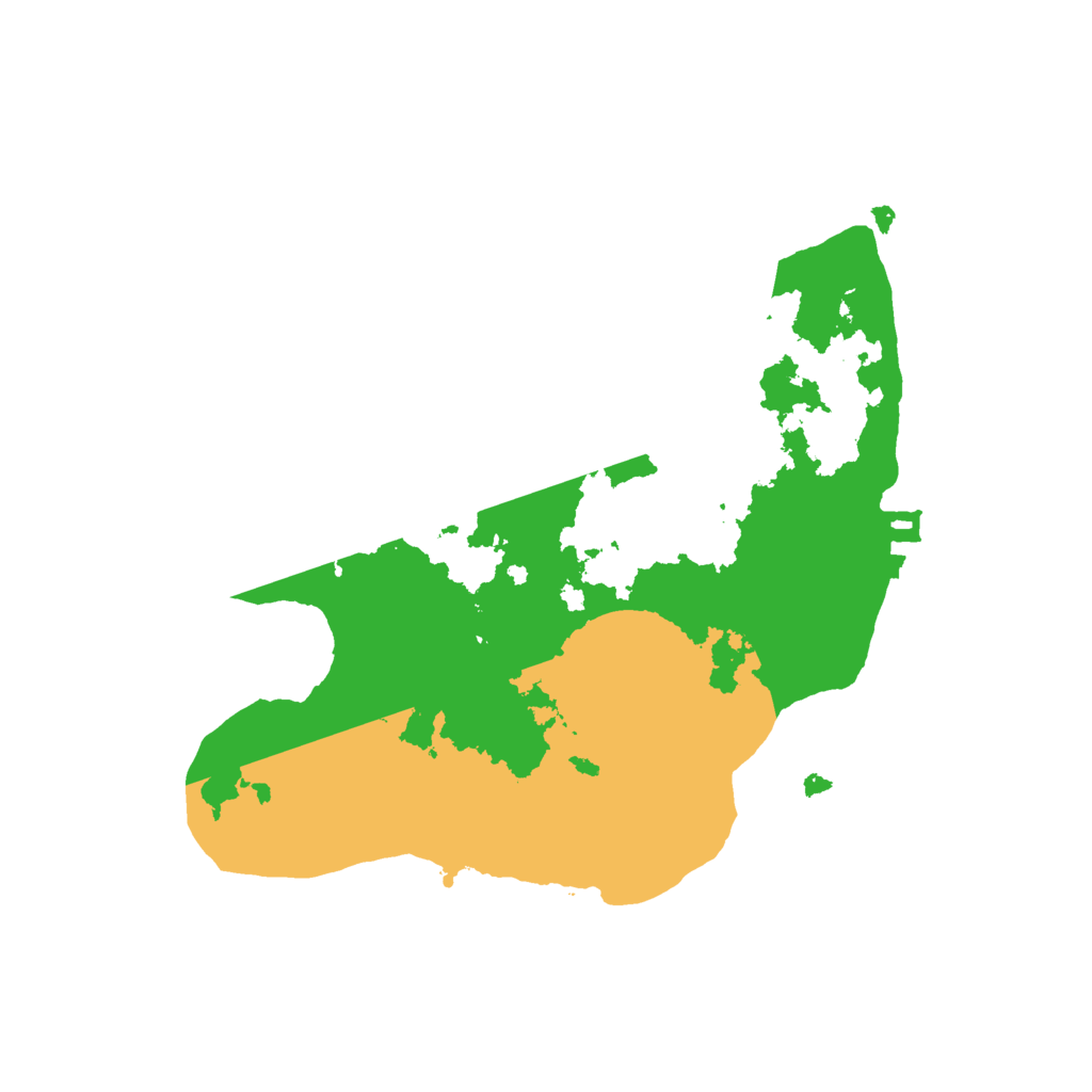 Biome Rust Map: Procedural Map, Size: 2100, Seed: 648252