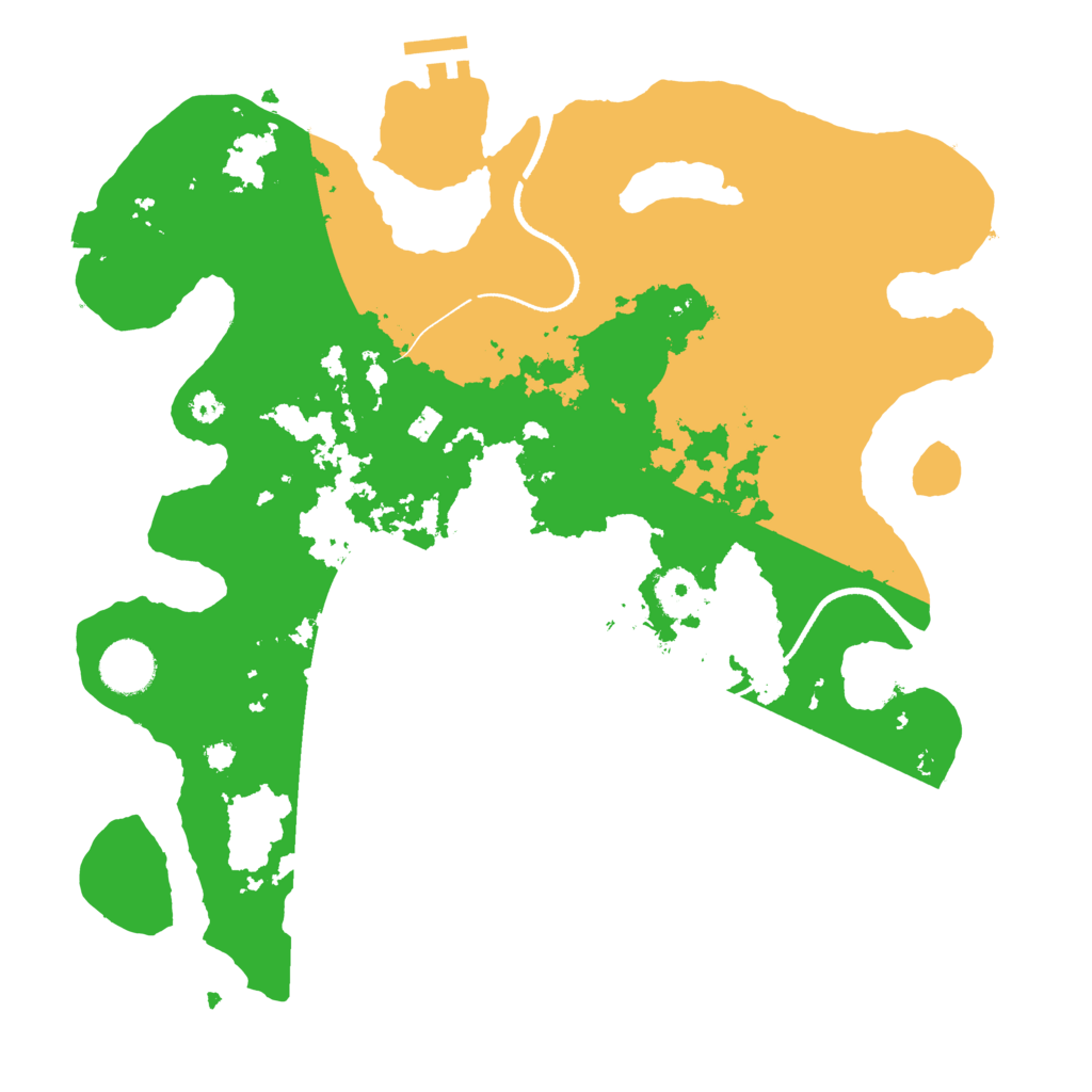 Biome Rust Map: Procedural Map, Size: 3500, Seed: 1770235