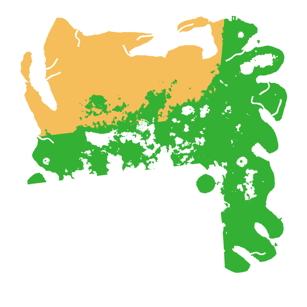 Biome Rust Map: Procedural Map, Size: 4500, Seed: 111114231