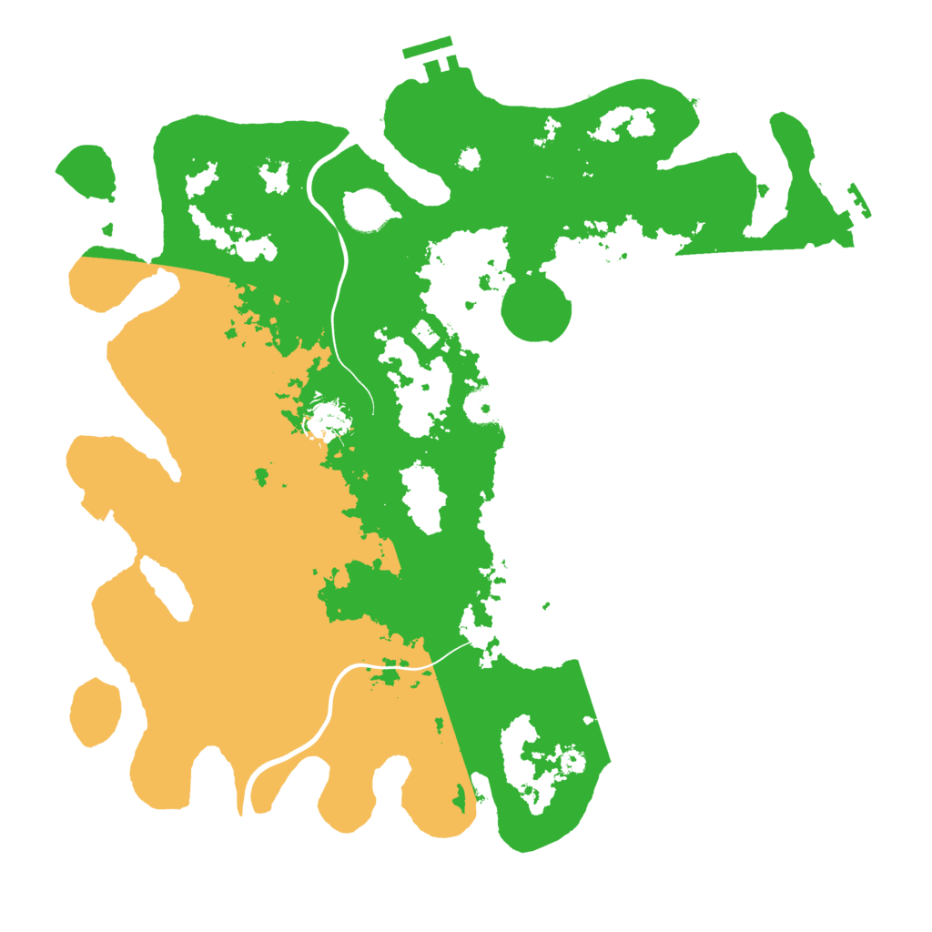 Biome Rust Map: Procedural Map, Size: 3750, Seed: 128568957