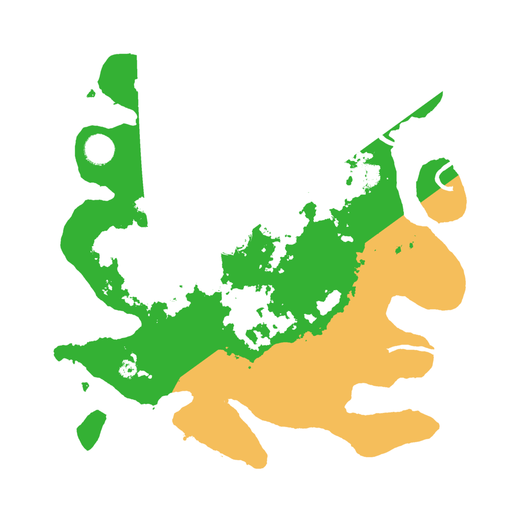 Biome Rust Map: Procedural Map, Size: 3000, Seed: 38175455