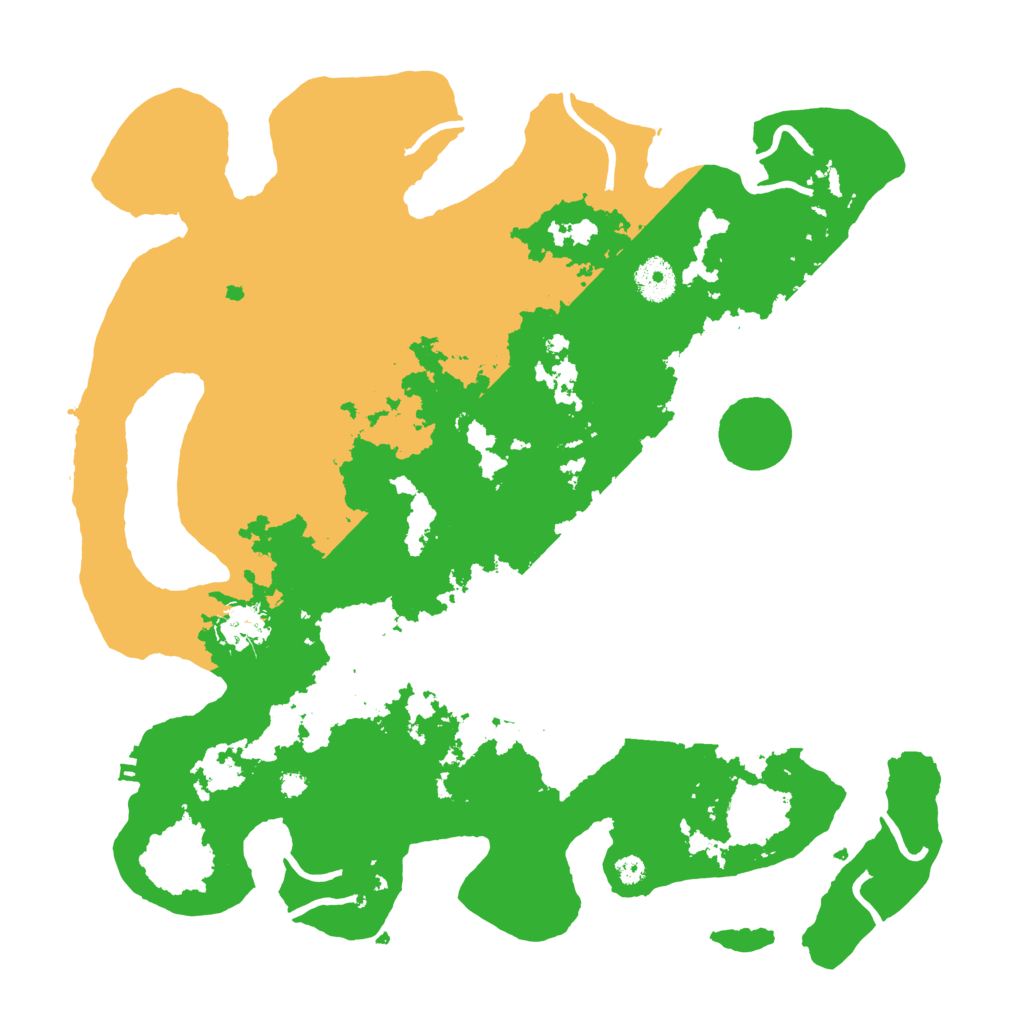 Biome Rust Map: Procedural Map, Size: 3700, Seed: 50172802