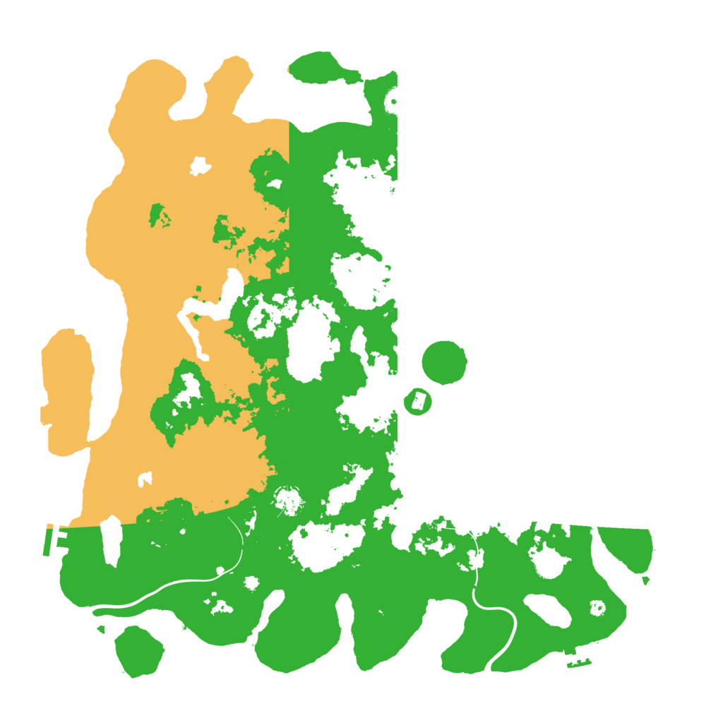 Biome Rust Map: Procedural Map, Size: 4500, Seed: 356182055