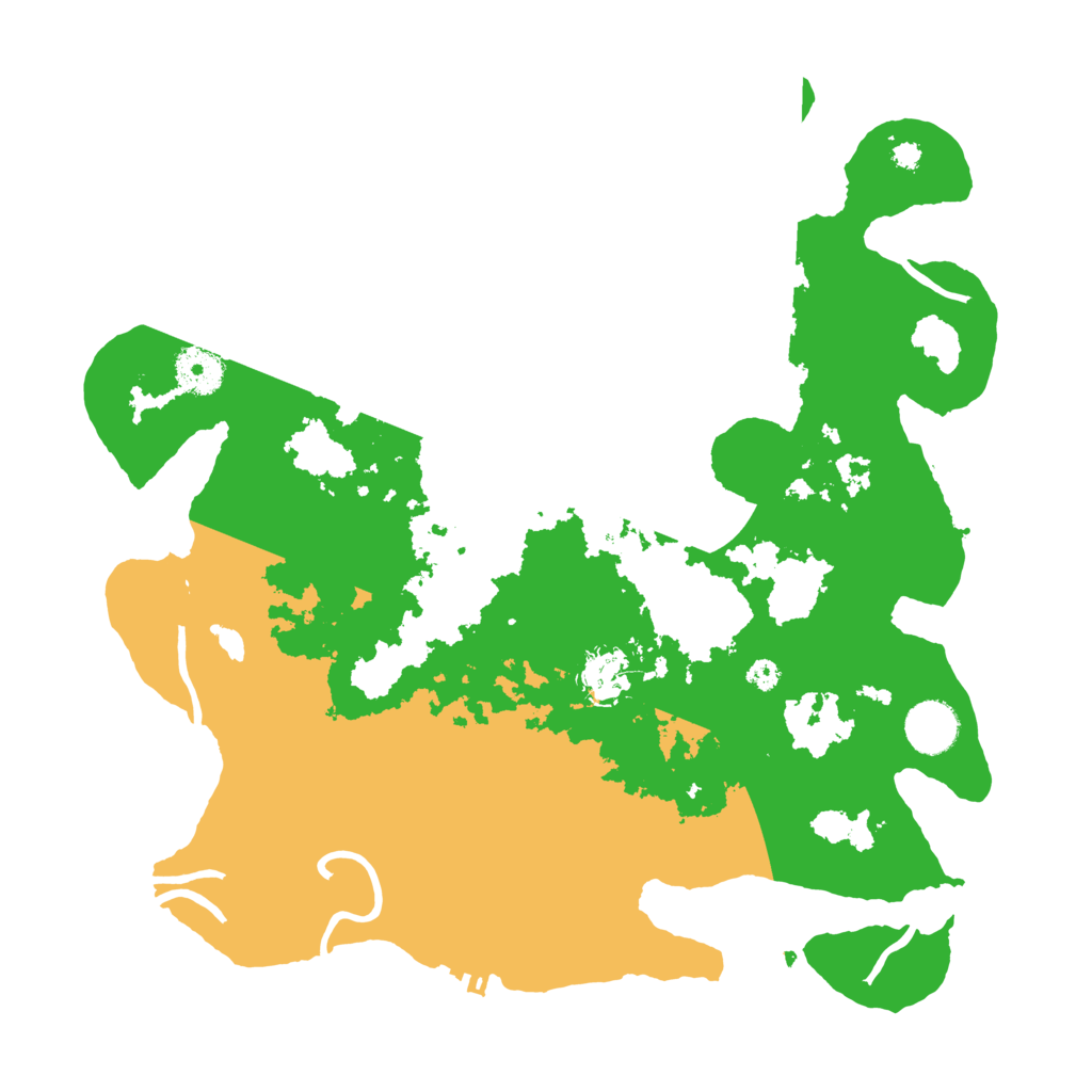 Biome Rust Map: Procedural Map, Size: 3600, Seed: 546952632