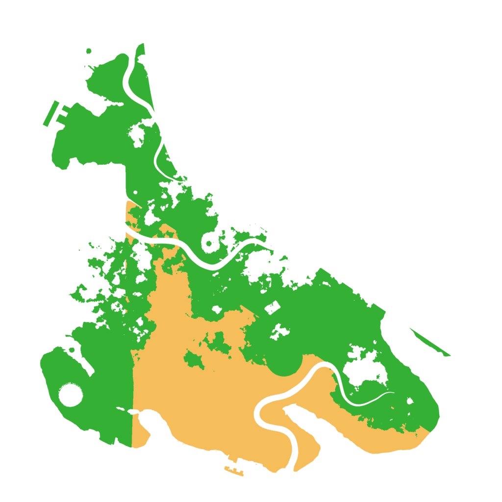 Biome Rust Map: Procedural Map, Size: 3750, Seed: 80519092
