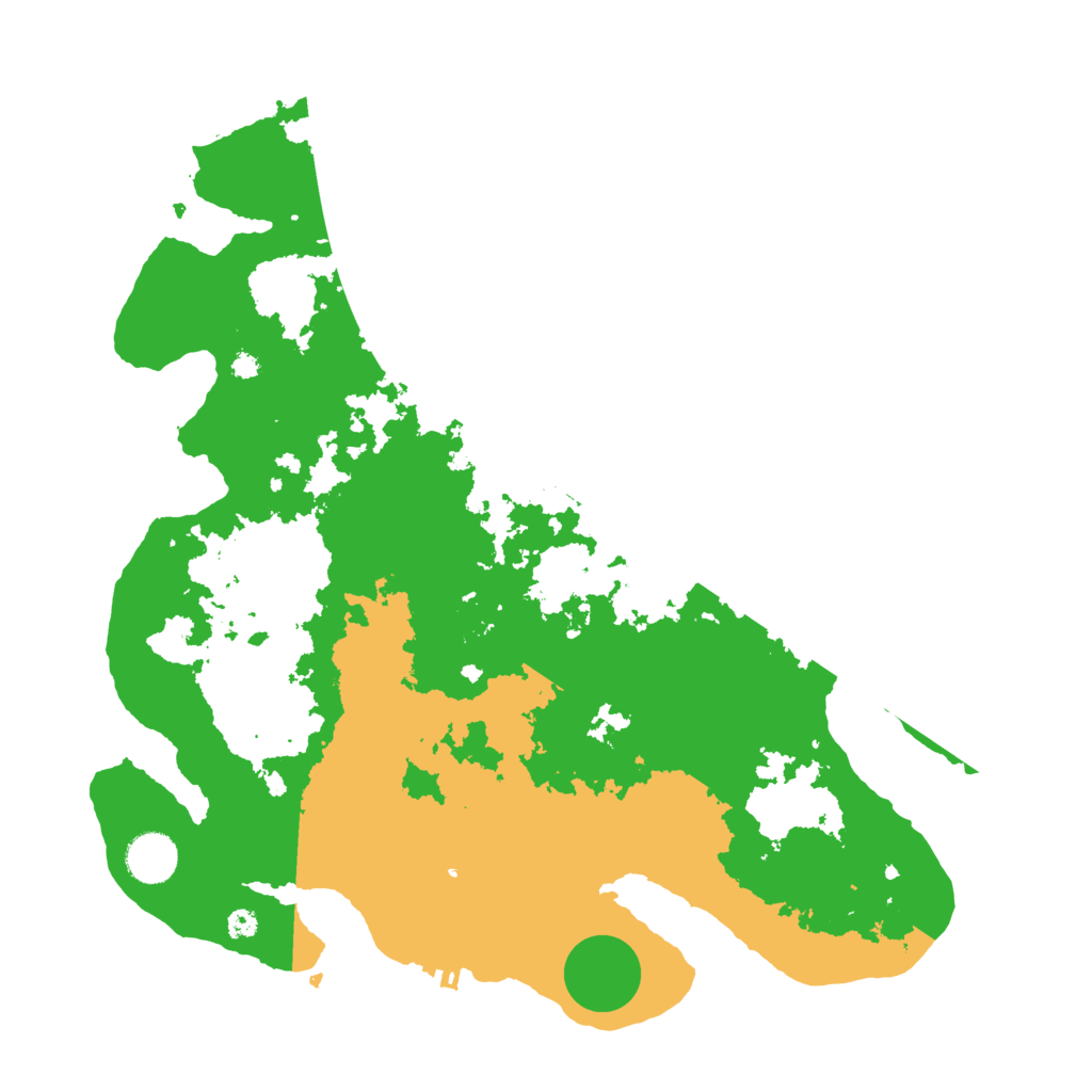 Biome Rust Map: Procedural Map, Size: 3750, Seed: 80519092