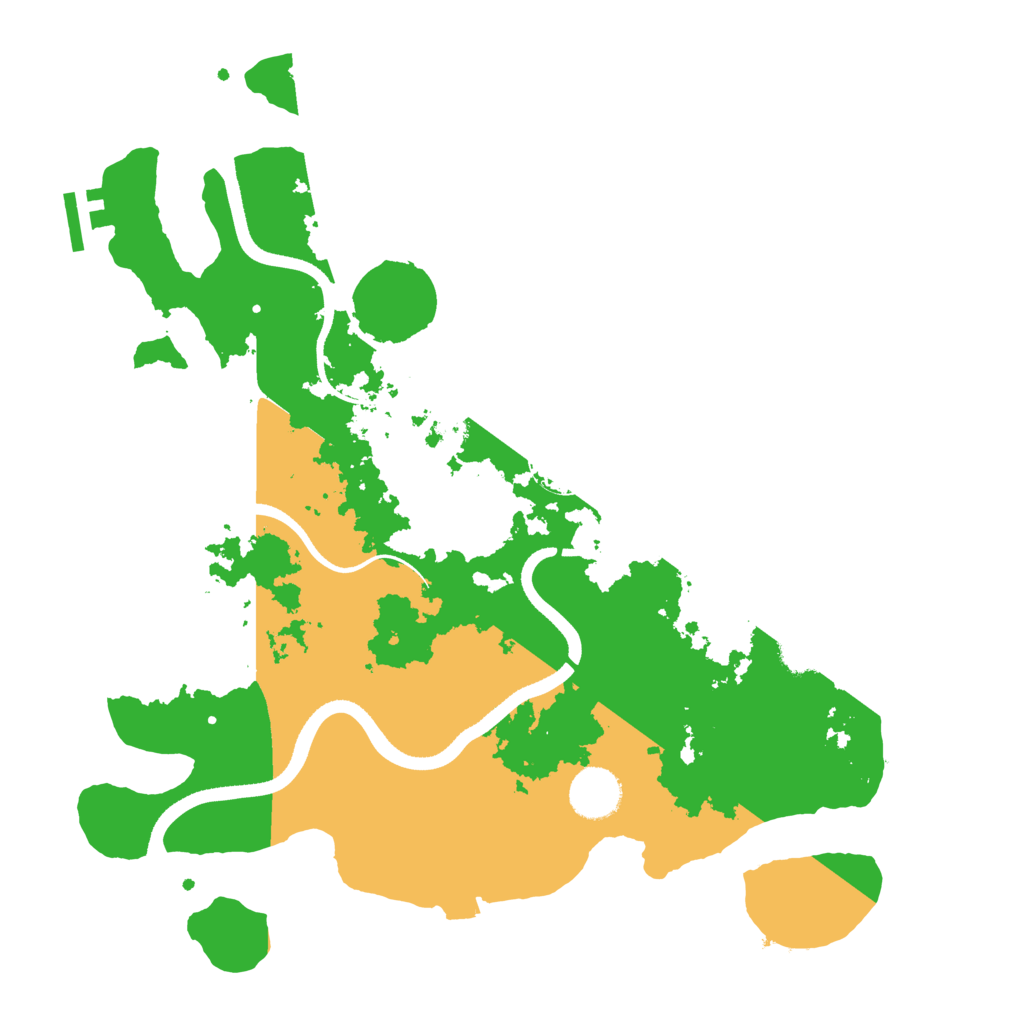 Biome Rust Map: Procedural Map, Size: 3500, Seed: 984568445