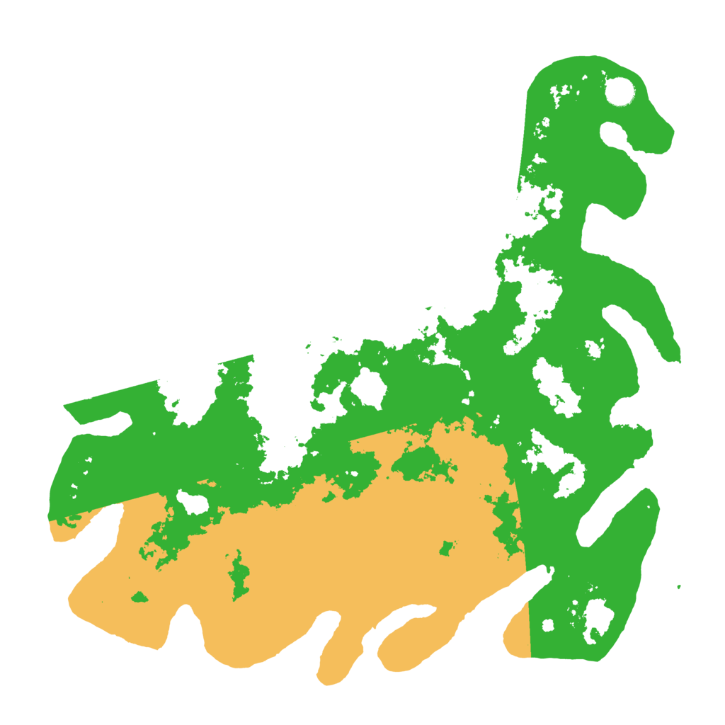 Biome Rust Map: Barren, Size: 4400, Seed: 53598490