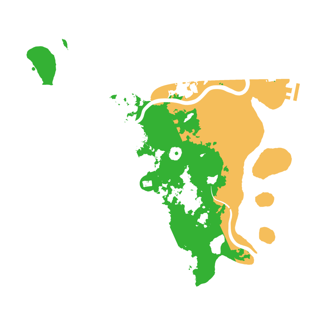Biome Rust Map: Procedural Map, Size: 3550, Seed: 63231377