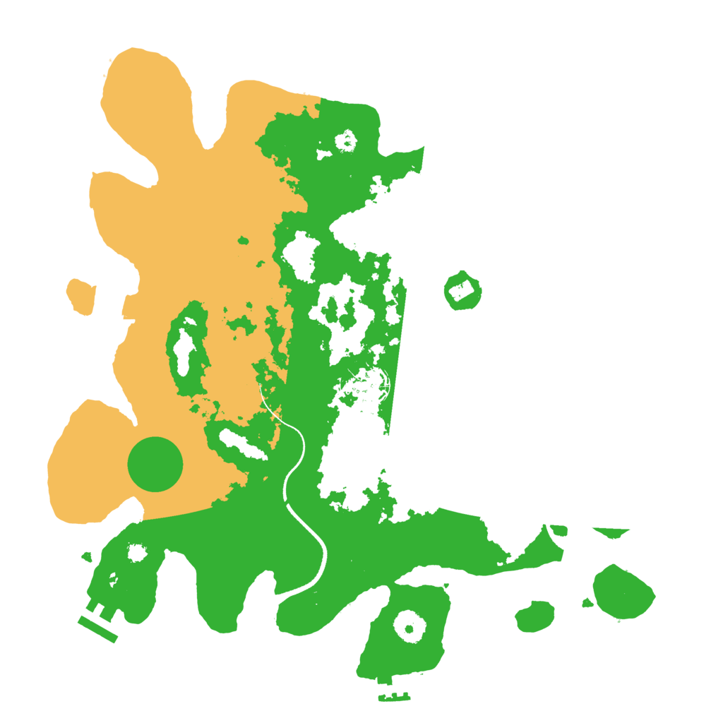 Biome Rust Map: Procedural Map, Size: 3450, Seed: 47917261