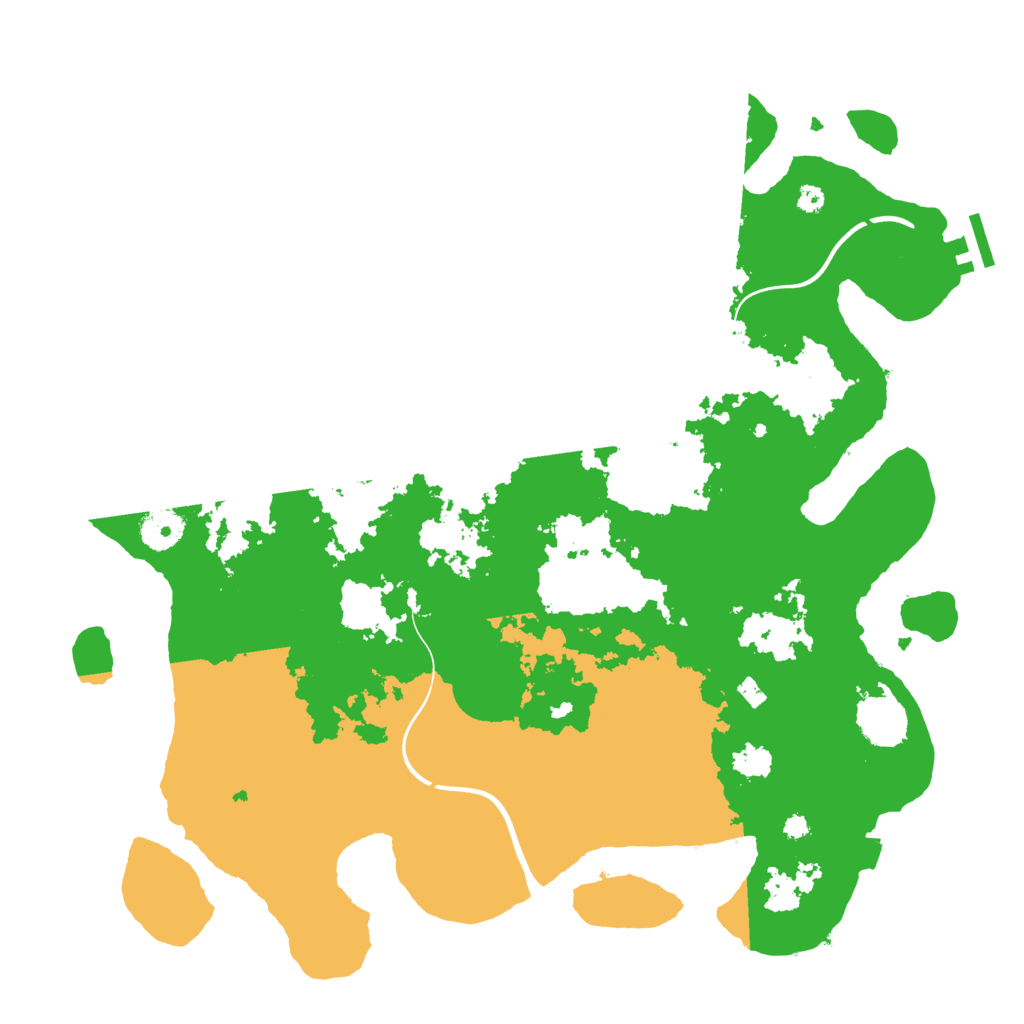 Biome Rust Map: Procedural Map, Size: 3800, Seed: 14394873