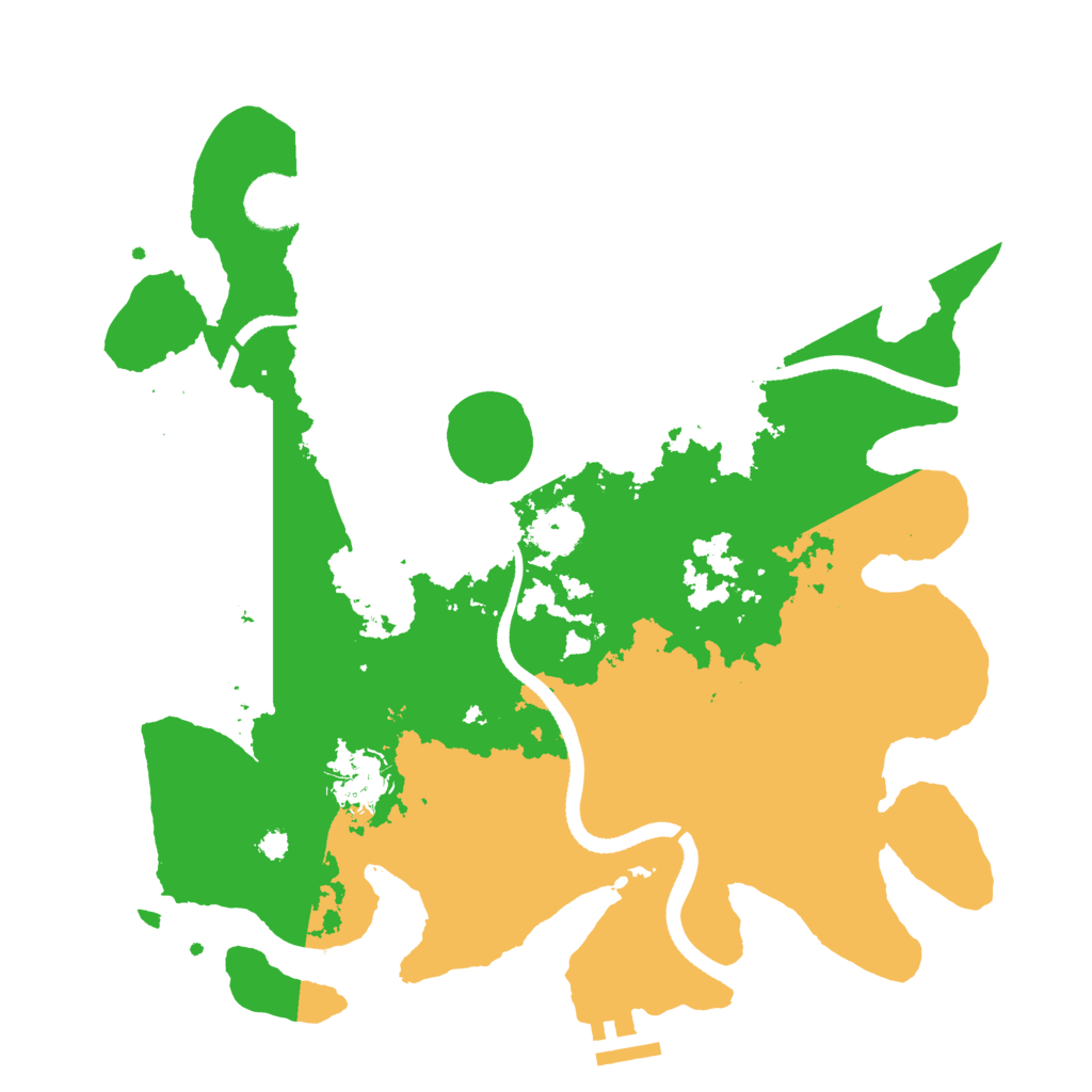 Biome Rust Map: Procedural Map, Size: 3400, Seed: 287992