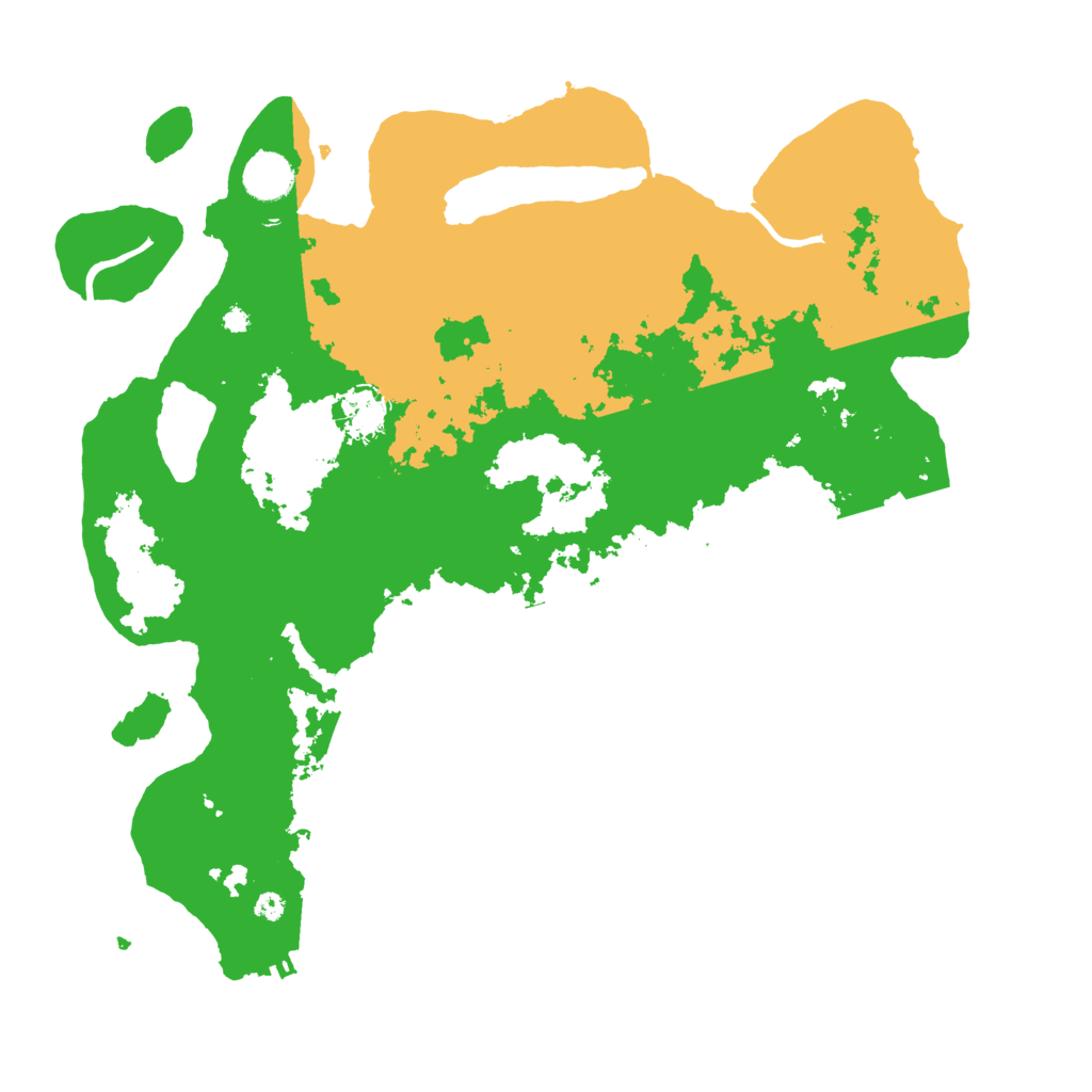 Biome Rust Map: Procedural Map, Size: 3900, Seed: 223225730