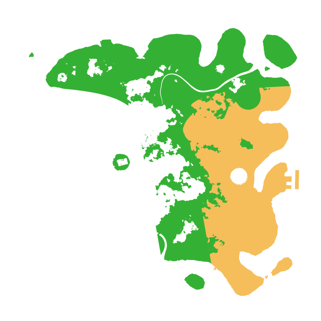 Biome Rust Map: Procedural Map, Size: 3400, Seed: 74343132