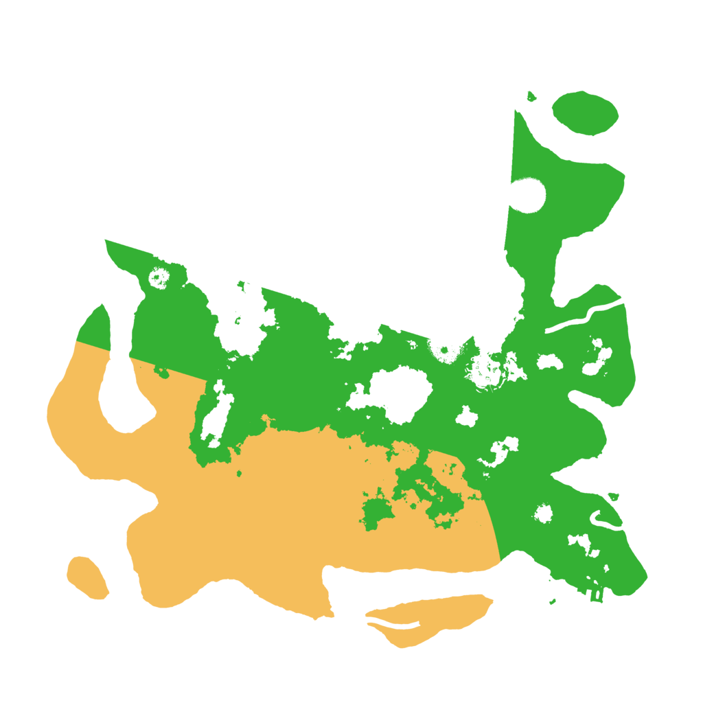 Biome Rust Map: Procedural Map, Size: 3500, Seed: 1875112586