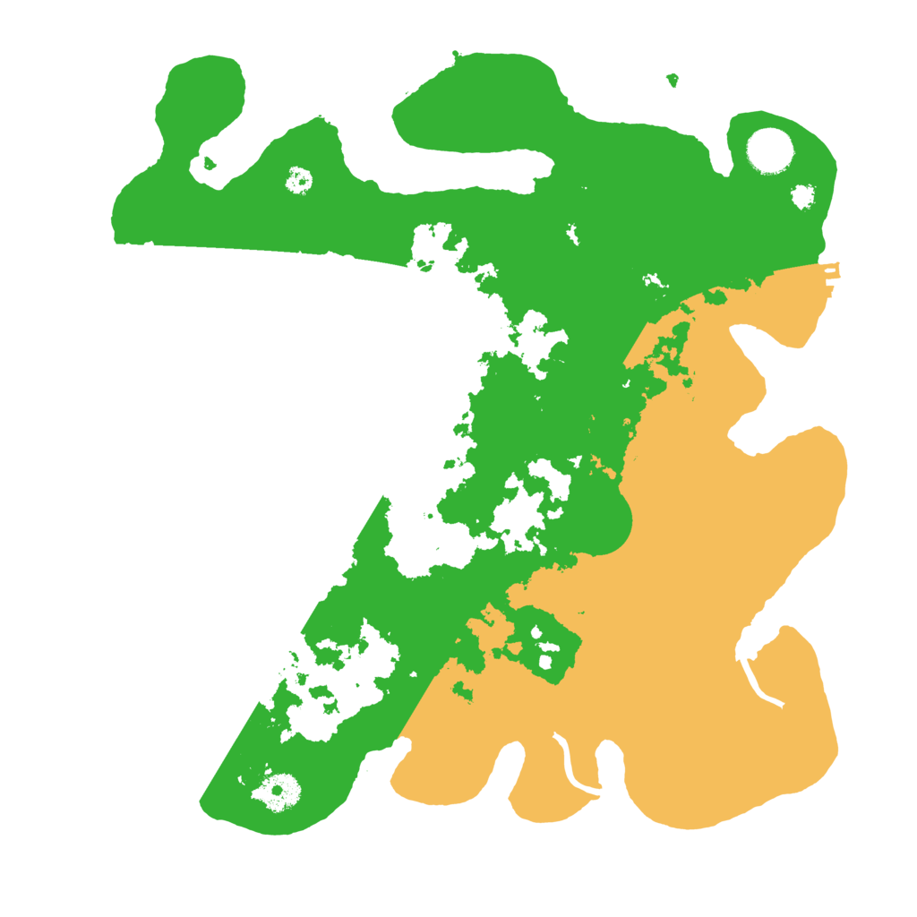 Biome Rust Map: Procedural Map, Size: 3500, Seed: 10109816