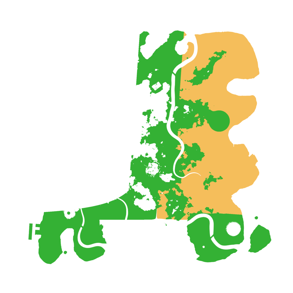 Biome Rust Map: Procedural Map, Size: 3650, Seed: 21892882