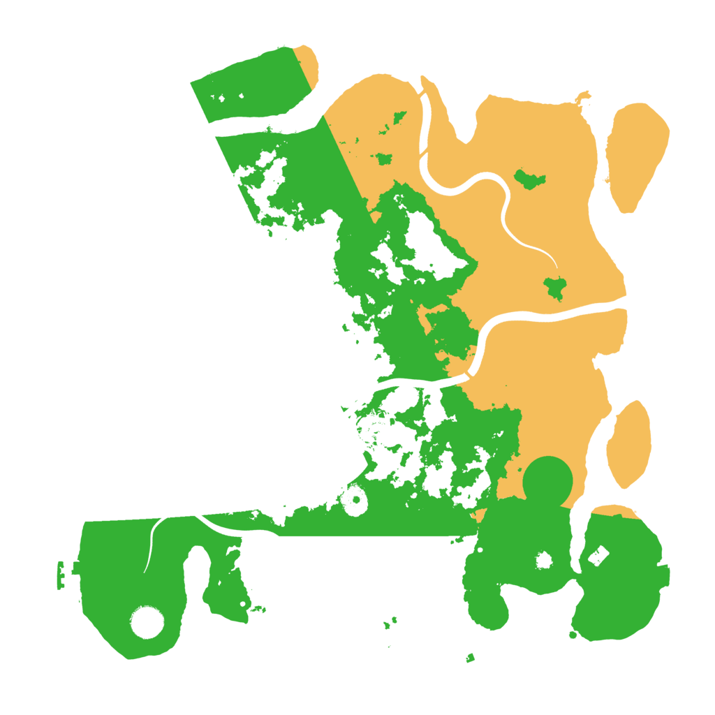 Biome Rust Map: Procedural Map, Size: 3850, Seed: 26666277