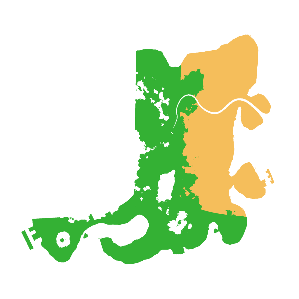 Biome Rust Map: Procedural Map, Size: 3000, Seed: 51515