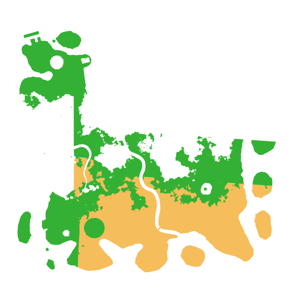 Biome Rust Map: Procedural Map, Size: 3844, Seed: 3492246
