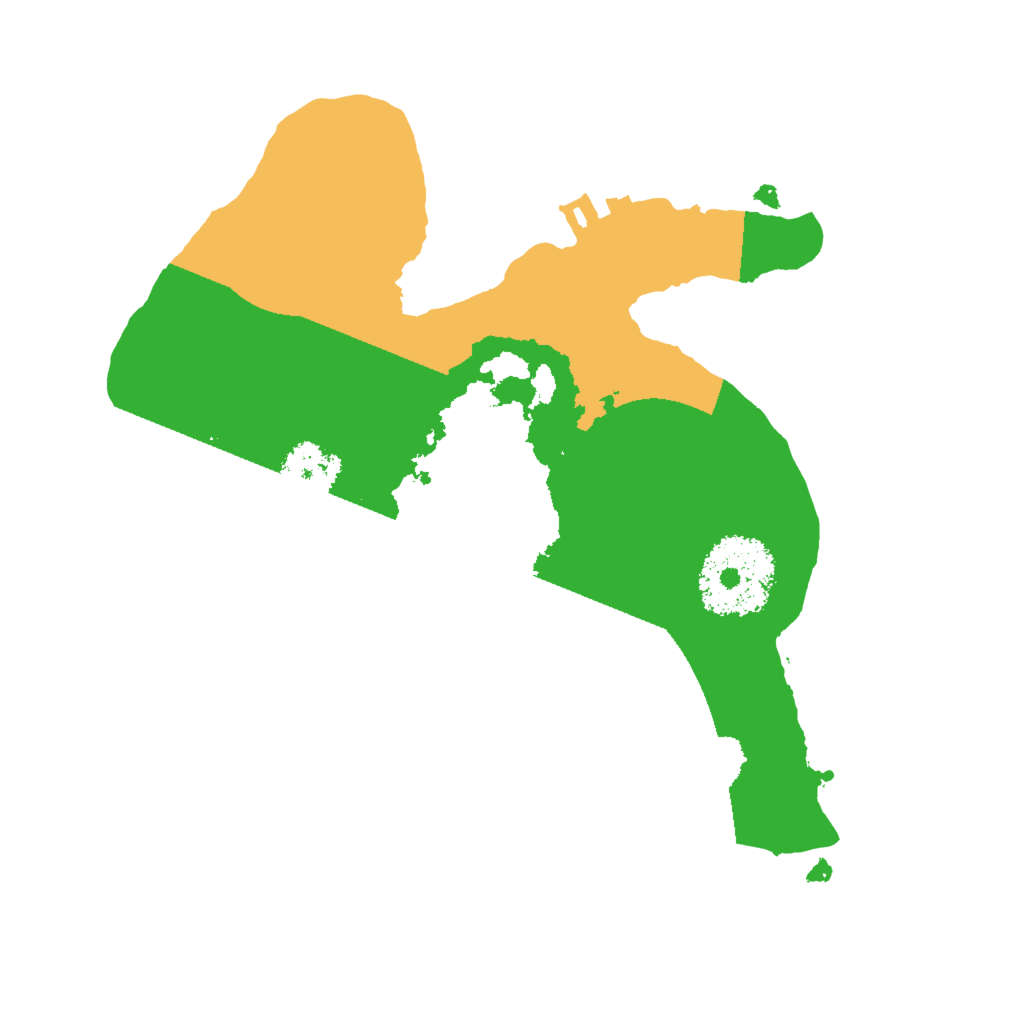 Biome Rust Map: Procedural Map, Size: 2000, Seed: 222333