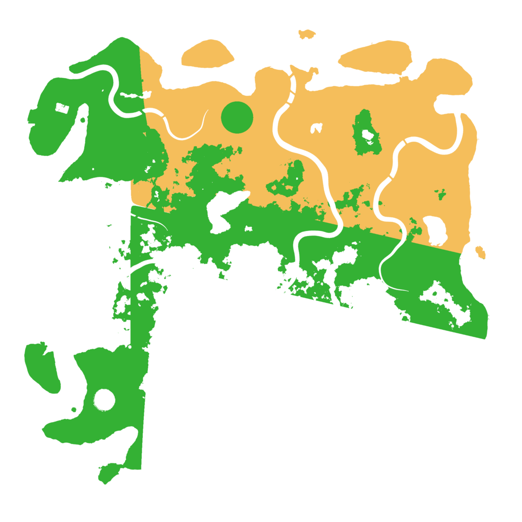 Biome Rust Map: Procedural Map, Size: 4300, Seed: 7154473