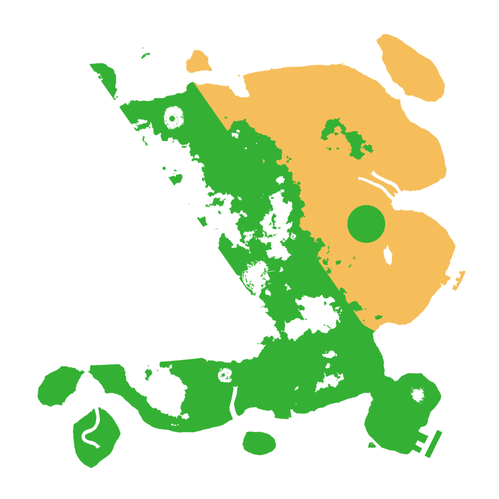 Biome Rust Map: Procedural Map, Size: 3500, Seed: 884767801