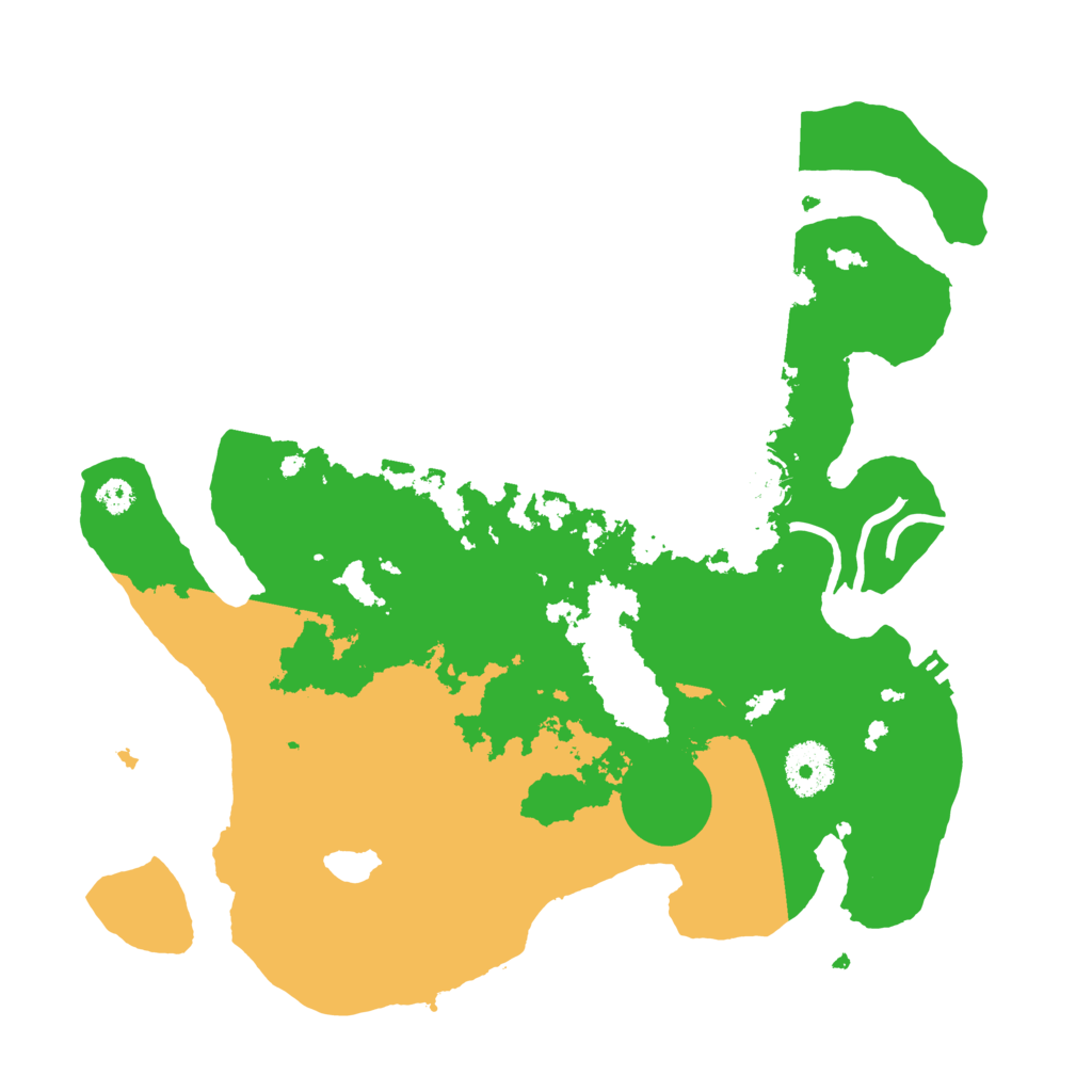 Biome Rust Map: Procedural Map, Size: 3200, Seed: 242173299