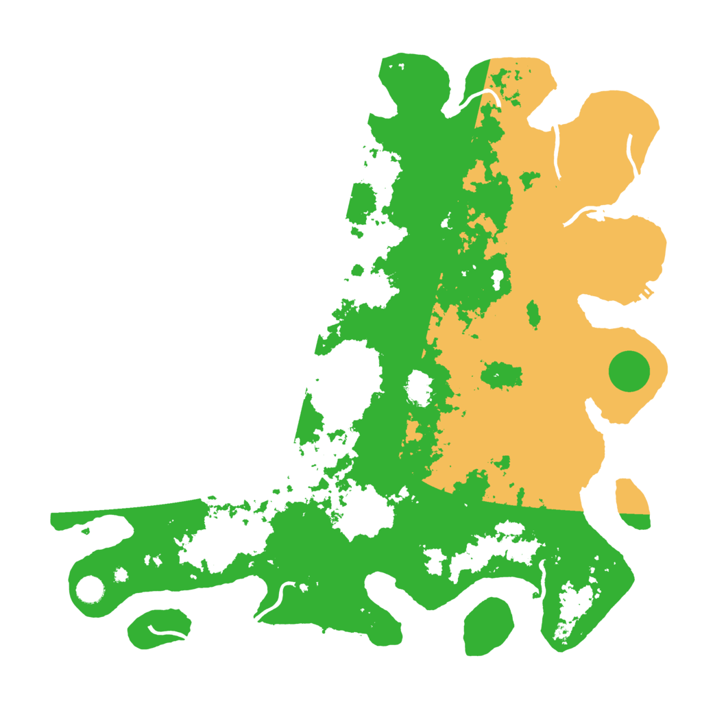 Biome Rust Map: Procedural Map, Size: 4500, Seed: 95250971