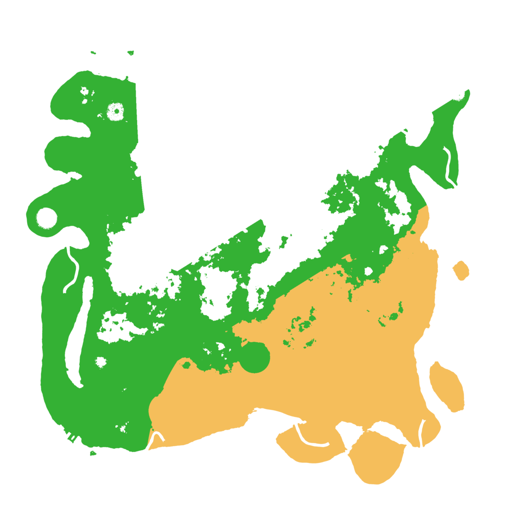 Biome Rust Map: Procedural Map, Size: 4300, Seed: 26119468