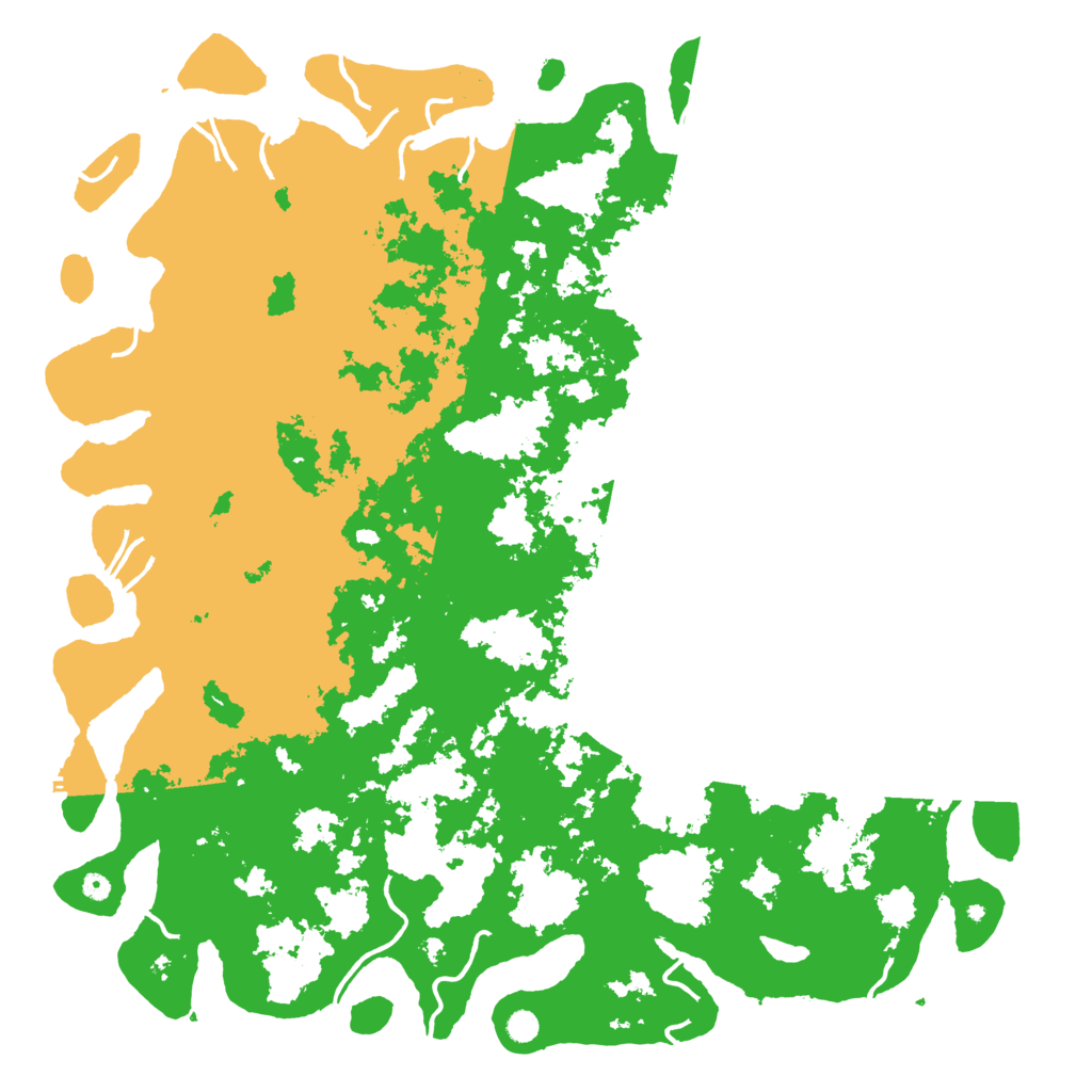 Biome Rust Map: Procedural Map, Size: 6000, Seed: 1583764024