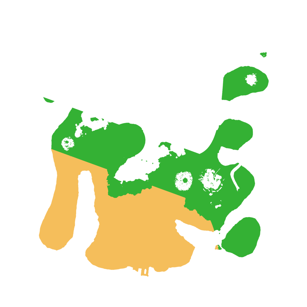 Biome Rust Map: Procedural Map, Size: 2500, Seed: 233