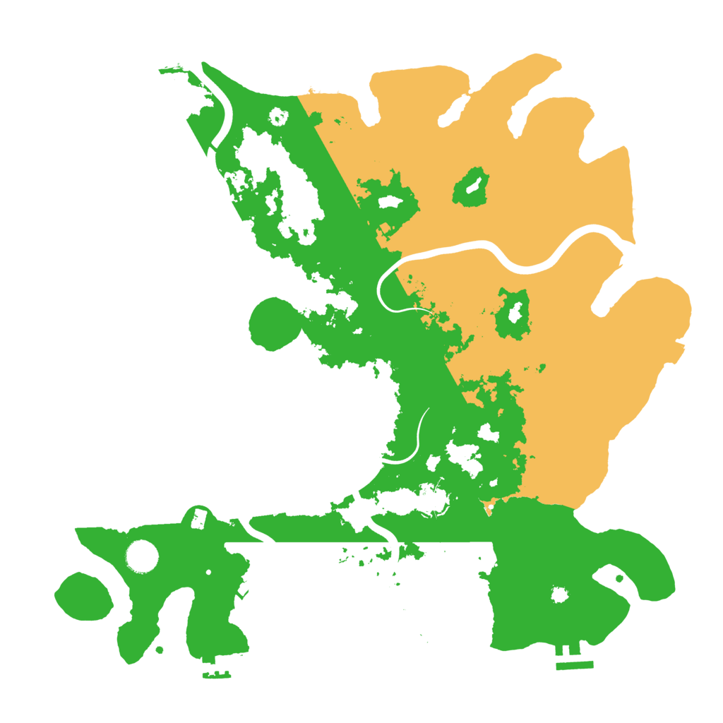 Biome Rust Map: Procedural Map, Size: 3900, Seed: 28914939