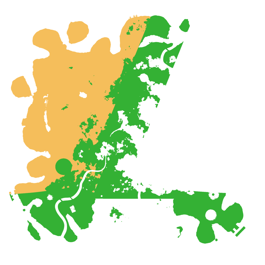 Biome Rust Map: Procedural Map, Size: 4250, Seed: 99205367
