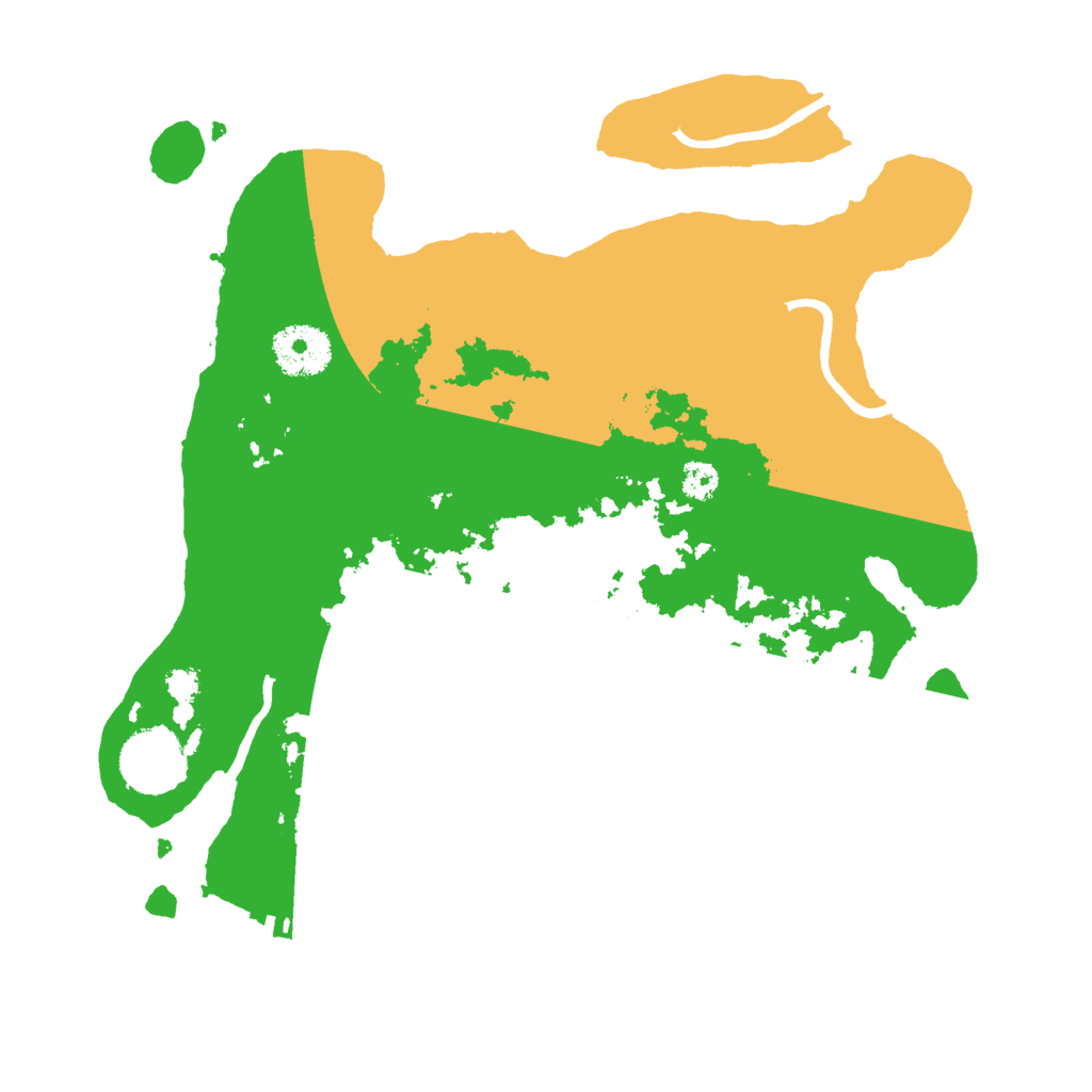 Biome Rust Map: Procedural Map, Size: 3000, Seed: 80142402