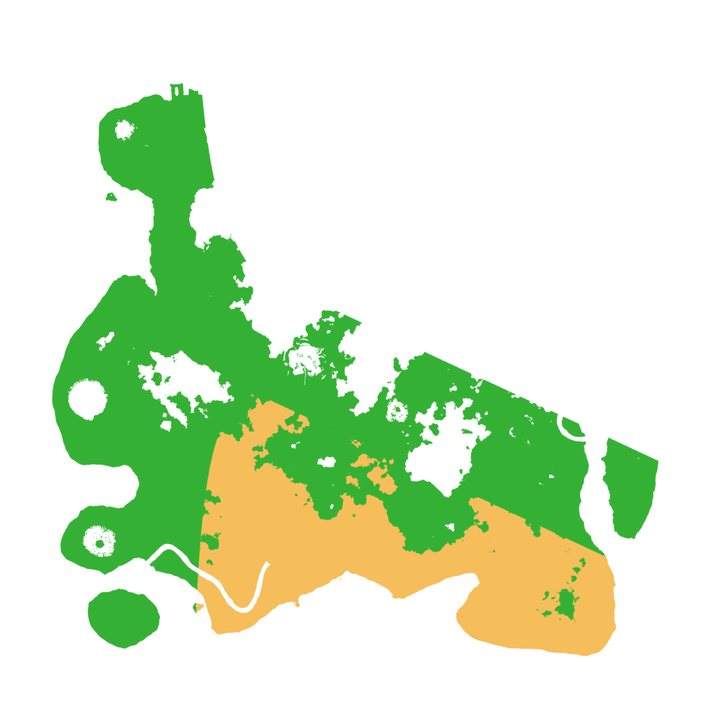 Biome Rust Map: Procedural Map, Size: 3500, Seed: 1232351254