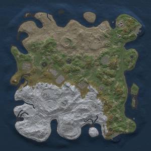 Thumbnail Rust Map: Procedural Map, Size: 4250, Seed: 333769552, 19 Monuments