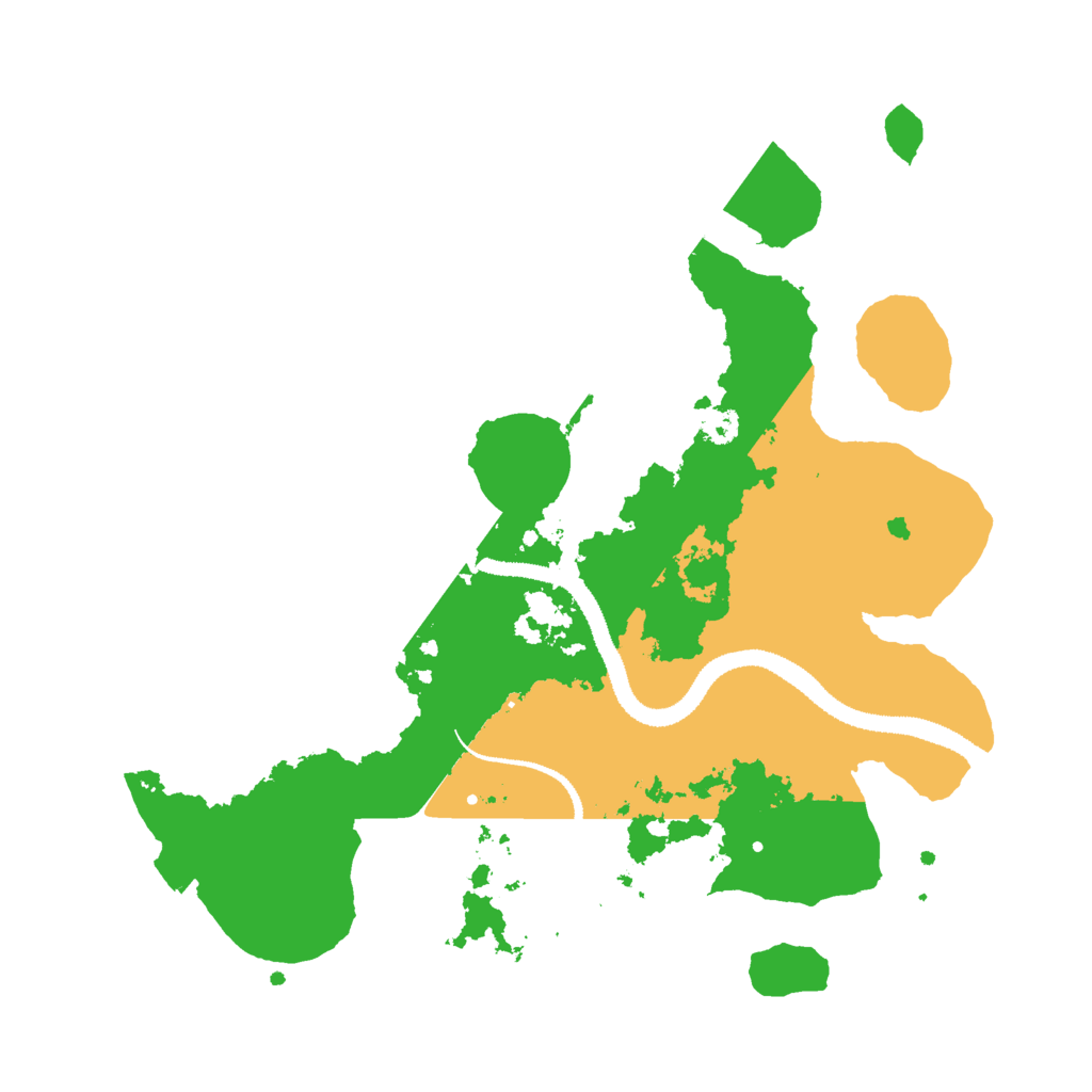 Biome Rust Map: Procedural Map, Size: 3000, Seed: 908487947