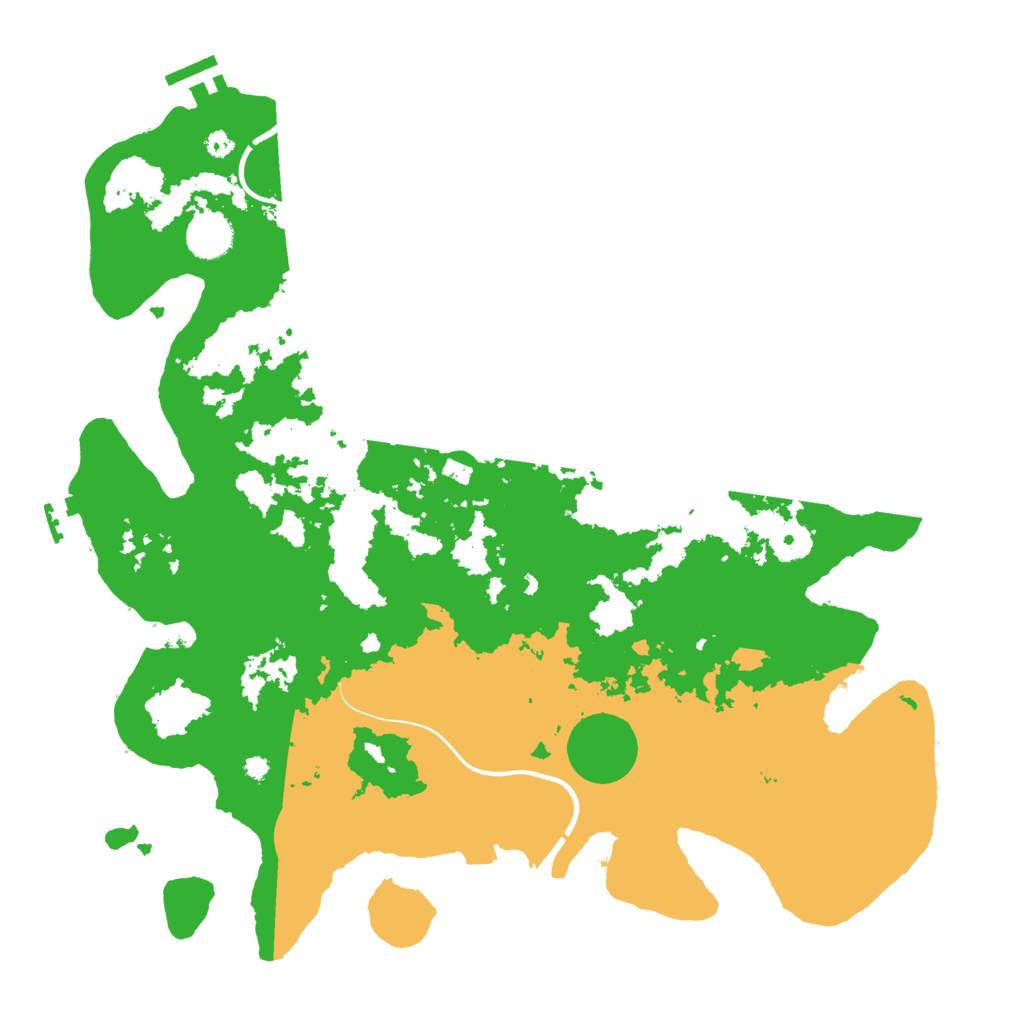 Biome Rust Map: Procedural Map, Size: 3850, Seed: 391443000