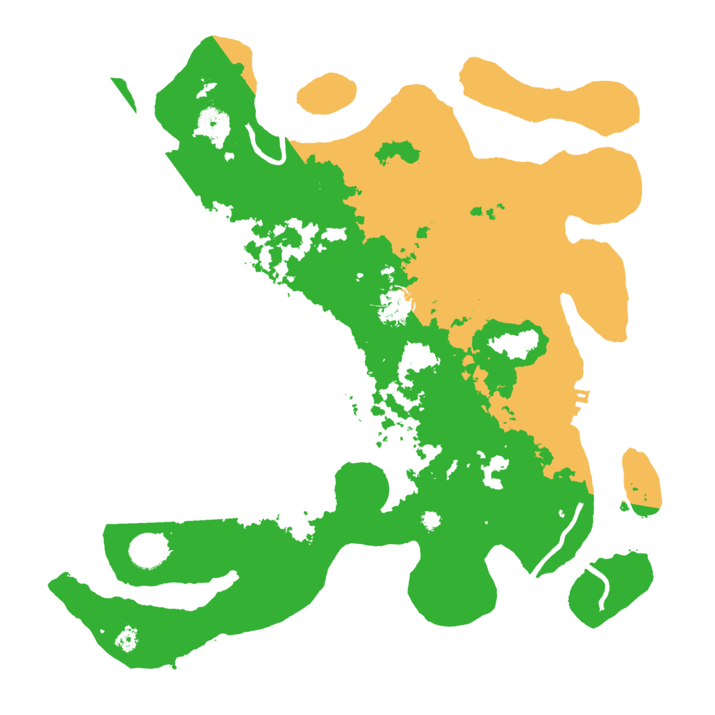Biome Rust Map: Procedural Map, Size: 3500, Seed: 1764434546