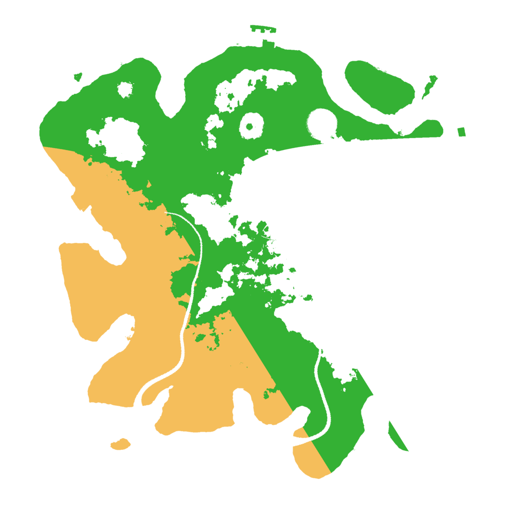 Biome Rust Map: Procedural Map, Size: 3000, Seed: 650