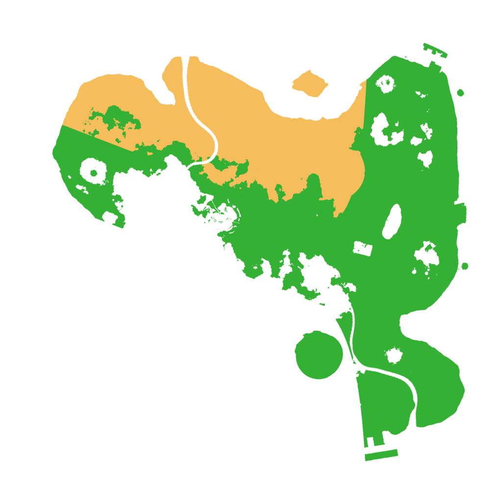 Biome Rust Map: Procedural Map, Size: 2900, Seed: 30116716