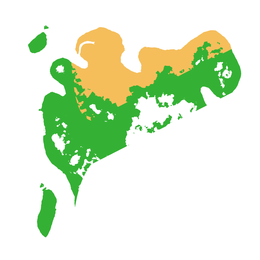 Biome Rust Map: Procedural Map, Size: 3000, Seed: 1939522854