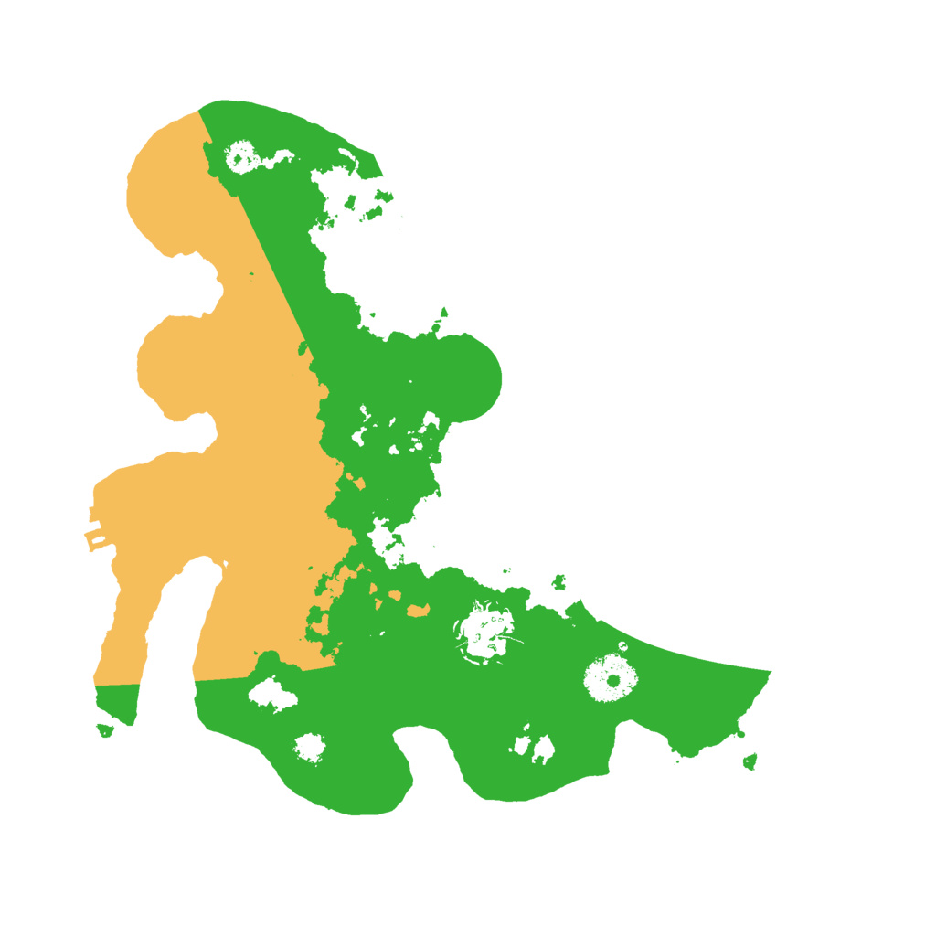 Biome Rust Map: Procedural Map, Size: 2900, Seed: 595959