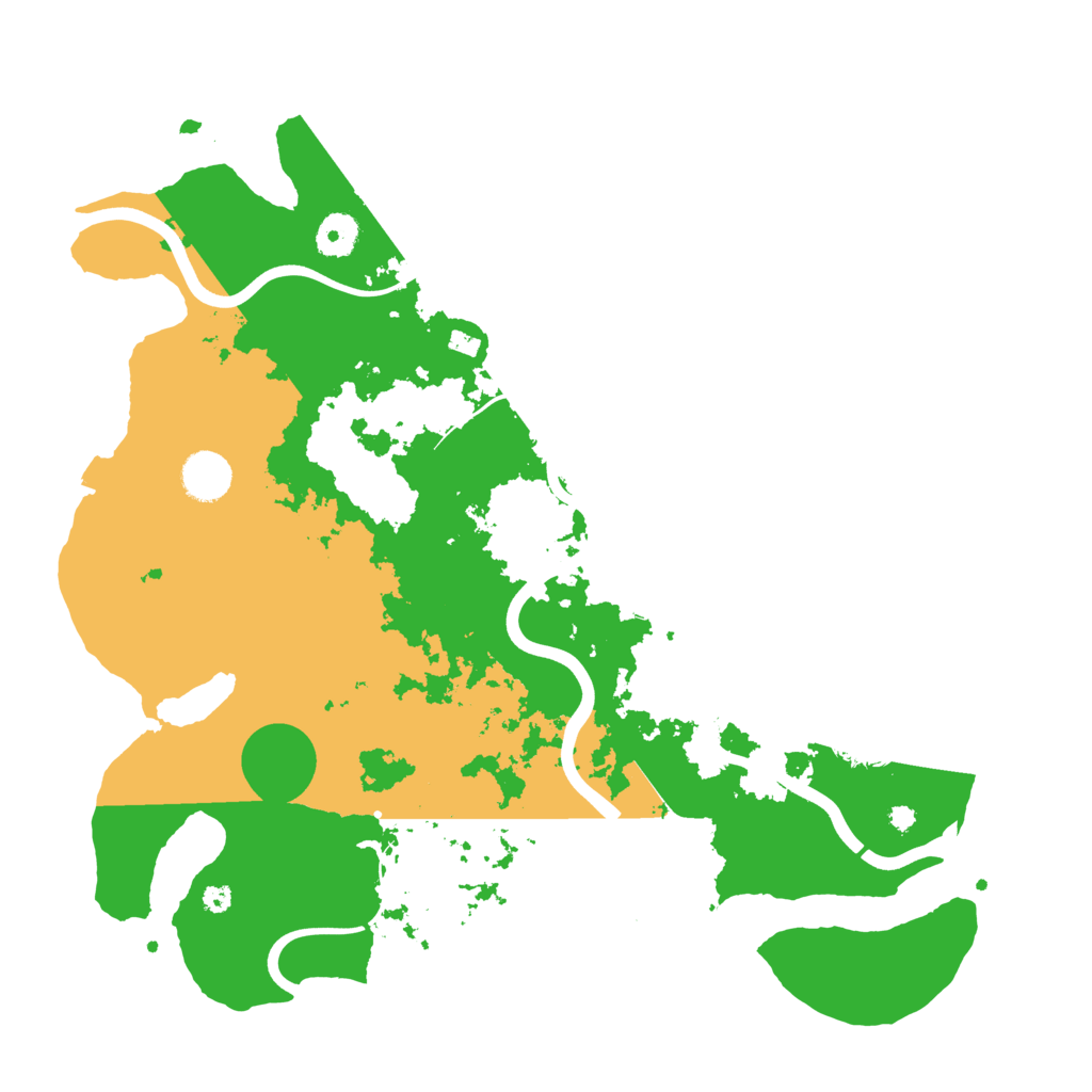 Biome Rust Map: Procedural Map, Size: 3850, Seed: 74499882